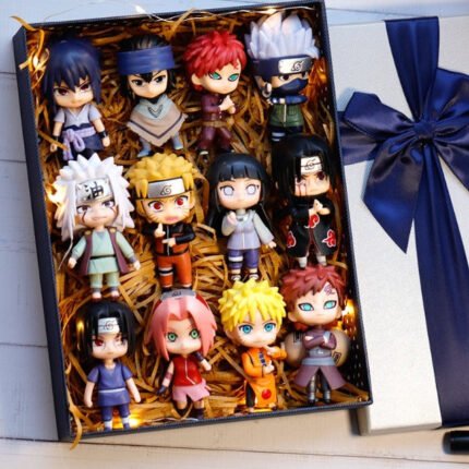 Caja De Regalo De 12 Figuras De Naruto