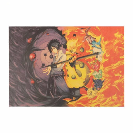 Cartel De Naruto Vs Sasuke