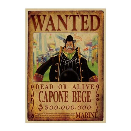 Cartel De Búsqueda De One Piece De Bege.
