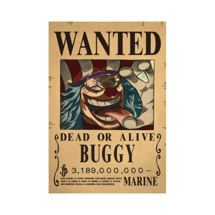 Cartel De Busca De One Piece: Buggy