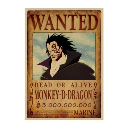 Cartel De Búsqueda De One Piece: Dragon.