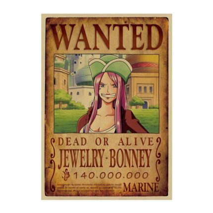 Cartel De Buscado De One Piece De Jewelry Bonney