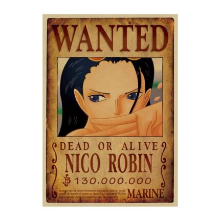 Cartel De Busca De One Piece De Nico Robin