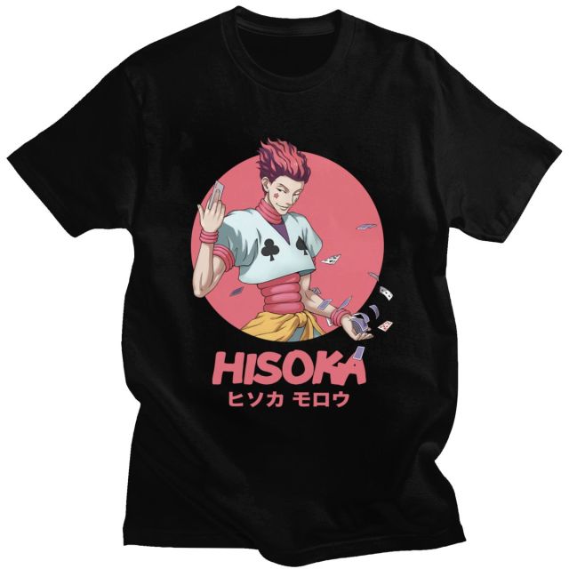 Camiseta Hisoka Manga Hunter X Hunter Con Impresión En Relieve Para Adulto Hombre Mujer De Mangas Cortas.