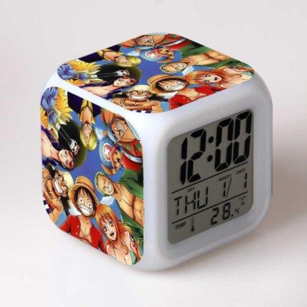 Despertador Del Equipo De Sombrero De Paja De One Piece