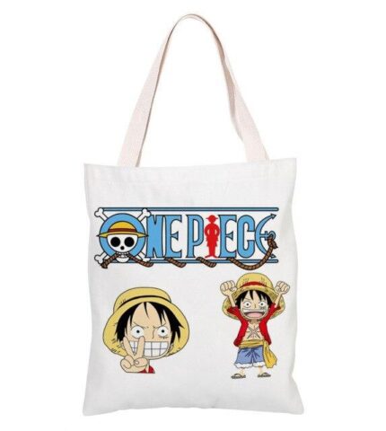 Bolsa Cabas One Piece Luffy Chibi