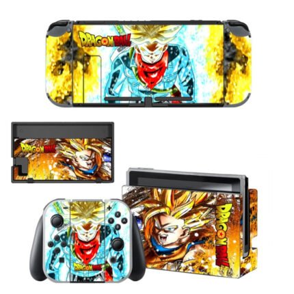 Pegatina Nintendo Switch "gohan & Trunks" Dragon Ball Z Pegatina De La Consola Y El Controlador.